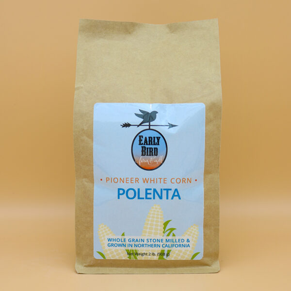 Early Bird Farm Pioneer White Corn Polenta